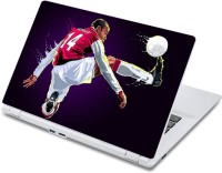 ezyPRNT Football Kicking Sports (13 to 13.9 inch) Vinyl Laptop Decal 13   Laptop Accessories  (ezyPRNT)