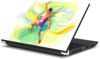 ezyPRNT Volley Ball Sports Abstract Art (15 to 15.6 inch) Vinyl Laptop Decal 15   Laptop Accessories  (ezyPRNT)