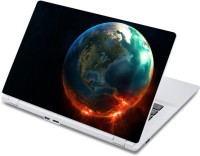 ezyPRNT Earth In Solar Flare (13 to 13.9 inch) Vinyl Laptop Decal 13   Laptop Accessories  (ezyPRNT)