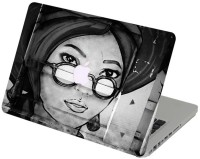 Swagsutra Swagsutra Girl In A Specs Laptop Skin/Decal For MacBook Air 13 Vinyl Laptop Decal 13   Laptop Accessories  (Swagsutra)