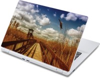 ezyPRNT Bridge towards Farm (13 to 13.9 inch) Vinyl Laptop Decal 13   Laptop Accessories  (ezyPRNT)