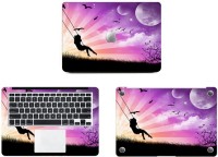 Swagsutra Girl Swing Vinyl Laptop Decal 11   Laptop Accessories  (Swagsutra)