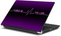 ezyPRNT Music Lovers and Musical Quotes O (15 to 15.6 inch) Vinyl Laptop Decal 15   Laptop Accessories  (ezyPRNT)