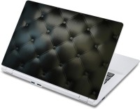 ezyPRNT Black Sofa Leather Pattern (13 to 13.9 inch) Vinyl Laptop Decal 13   Laptop Accessories  (ezyPRNT)