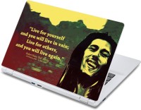 ezyPRNT Bob Marley Motivation Quote d (13 to 13.9 inch) Vinyl Laptop Decal 13   Laptop Accessories  (ezyPRNT)
