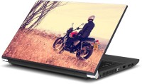 Rangeele Inkers Bike Travel Vinyl Laptop Decal 15.6   Laptop Accessories  (Rangeele Inkers)