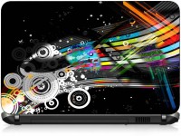 VI Collections COLOR RING AND WAVES ABSTRACT pvc Laptop Decal 15.6   Laptop Accessories  (VI Collections)