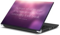 ezyPRNT William Shakespeare Motivation Quote h (15 to 15.6 inch) Vinyl Laptop Decal 15   Laptop Accessories  (ezyPRNT)