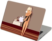 Theskinmantra Sophisticated Woman Vinyl Laptop Decal 13   Laptop Accessories  (Theskinmantra)