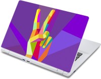 ezyPRNT V for Victory (13 to 13.9 inch) Vinyl Laptop Decal 13   Laptop Accessories  (ezyPRNT)