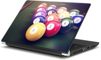 ezyPRNT Billiards Balls Game (15 to 15.6 inch) Vinyl Laptop Decal 15   Laptop Accessories  (ezyPRNT)