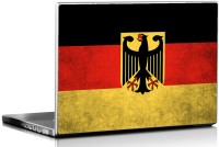 Seven Rays Grunge Germany Flag Vinyl Laptop Decal 15.6   Laptop Accessories  (Seven Rays)