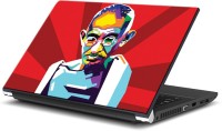 ezyPRNT Peaceful Gandhiji (15 to 15.6 inch) Vinyl Laptop Decal 15   Laptop Accessories  (ezyPRNT)