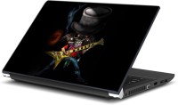 ezyPRNT Skull and Abstract Music F (15 to 15.6 inch) Vinyl Laptop Decal 15   Laptop Accessories  (ezyPRNT)