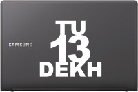 meSleep 'TU 13 TERE DEHK' Vinyl Laptop Decal 15.6   Laptop Accessories  (meSleep)