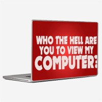 Theskinmantra My Rules Laptop Decal 14.1   Laptop Accessories  (Theskinmantra)