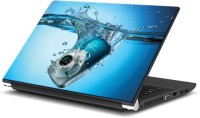 ezyPRNT Blue Camera in Pure water (15 to 15.6 inch) Vinyl Laptop Decal 15   Laptop Accessories  (ezyPRNT)