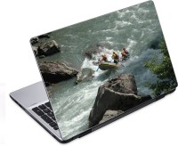 ezyPRNT Adventurous Boat Riding (14 to 14.9 inch) Vinyl Laptop Decal 14   Laptop Accessories  (ezyPRNT)