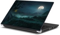 ezyPRNT Full Moon Night In Jungle (15 to 15.6 inch) Vinyl Laptop Decal 15   Laptop Accessories  (ezyPRNT)