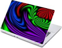 ezyPRNT Dj Lights on Curved Surface Pattern (13 to 13.9 inch) Vinyl Laptop Decal 13   Laptop Accessories  (ezyPRNT)