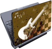 Finest Guitar Abstract Vinyl Laptop Decal 15.6   Laptop Accessories  (Finest)