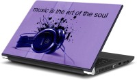 ezyPRNT Headphones and Earphones Music Q (15 to 15.6 inch) Vinyl Laptop Decal 15   Laptop Accessories  (ezyPRNT)
