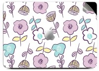 Swagsutra Pink Flowers SKIN/DECAL for Apple Macbook Air 11 Vinyl Laptop Decal 11   Laptop Accessories  (Swagsutra)