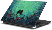 Rangeele Inkers Couple Birds Art Vinyl Laptop Decal 15.6   Laptop Accessories  (Rangeele Inkers)