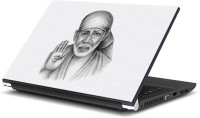 ezyPRNT Om Sai Baba (14 to 14.9 inch) Vinyl Laptop Decal 14   Laptop Accessories  (ezyPRNT)