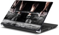ezyPRNT Weight Lifting (15 to 15.6 inch) Vinyl Laptop Decal 15   Laptop Accessories  (ezyPRNT)