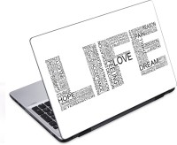 ezyPRNT Life Typography (14 to 14.9 inch) Vinyl Laptop Decal 14   Laptop Accessories  (ezyPRNT)