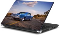 ezyPRNT Blue Car under Blue Sky! (15 to 15.6 inch) Vinyl Laptop Decal 15   Laptop Accessories  (ezyPRNT)