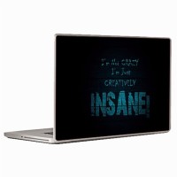 Theskinmantra Creatively Sane Laptop Decal 14.1   Laptop Accessories  (Theskinmantra)