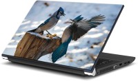 ezyPRNT Lets Eat Together! Birds (15 to 15.6 inch) Vinyl Laptop Decal 15   Laptop Accessories  (ezyPRNT)