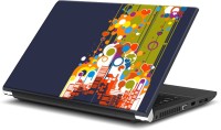 Rangeele Inkers Colorful City Illustration Vinyl Laptop Decal 15.6   Laptop Accessories  (Rangeele Inkers)