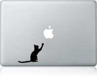 Clublaptop Sticker Cat Touching Apple 15 inch Vinyl Laptop Decal 15   Laptop Accessories  (Clublaptop)