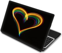 Shopmania Colored Heart Vinyl Laptop Decal 15.6   Laptop Accessories  (Shopmania)