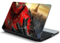 Psycho Art Red & Black Spiderman Vinyl Laptop Decal 15.6   Laptop Accessories  (Psycho Art)