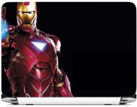 FineArts Iron Man on Half Vinyl Laptop Decal 15.6   Laptop Accessories  (FineArts)