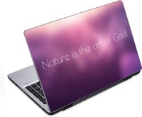 ezyPRNT Nature Is God (14 to 14.9 inch) Vinyl Laptop Decal 14   Laptop Accessories  (ezyPRNT)