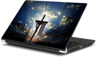 ezyPRNT Crucifix with stole (15 to 15.6 inch) Vinyl Laptop Decal 15   Laptop Accessories  (ezyPRNT)