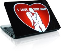 Shopmania I LOVE u SHOP Vinyl Laptop Decal 15.6   Laptop Accessories  (Shopmania)