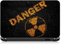 VI Collections RADIOACTIVITY SIGN ON CORBON pvc Laptop Decal 15.6   Laptop Accessories  (VI Collections)