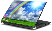 ezyPRNT Rainbow in The Heaven Nature (15 to 15.6 inch) Vinyl Laptop Decal 15   Laptop Accessories  (ezyPRNT)