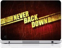 Finest Never Back Down Vinyl Laptop Decal 15.6   Laptop Accessories  (Finest)