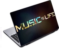 ezyPRNT Music Lovers and Musical Quotes R (14 to 14.9 inch) Vinyl Laptop Decal 14   Laptop Accessories  (ezyPRNT)
