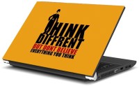 Dadlace Think Diffrent Vinyl Laptop Decal 17   Laptop Accessories  (Dadlace)