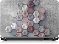 Box 18 3D Hexagon Blocks933 Vinyl Laptop Decal 15.6   Laptop Accessories  (Box 18)
