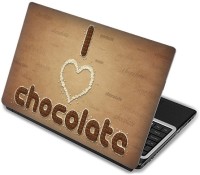 Shopmania I love chocolate Vinyl Laptop Decal 15.6   Laptop Accessories  (Shopmania)