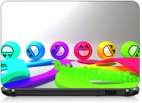 View VI Collections MULTI COLOR BALLS WITH SMILE pvc Laptop Decal 15.6 Laptop Accessories Price Online(VI Collections)